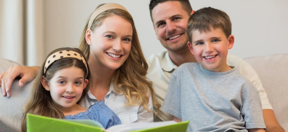 Picture of a smiling family